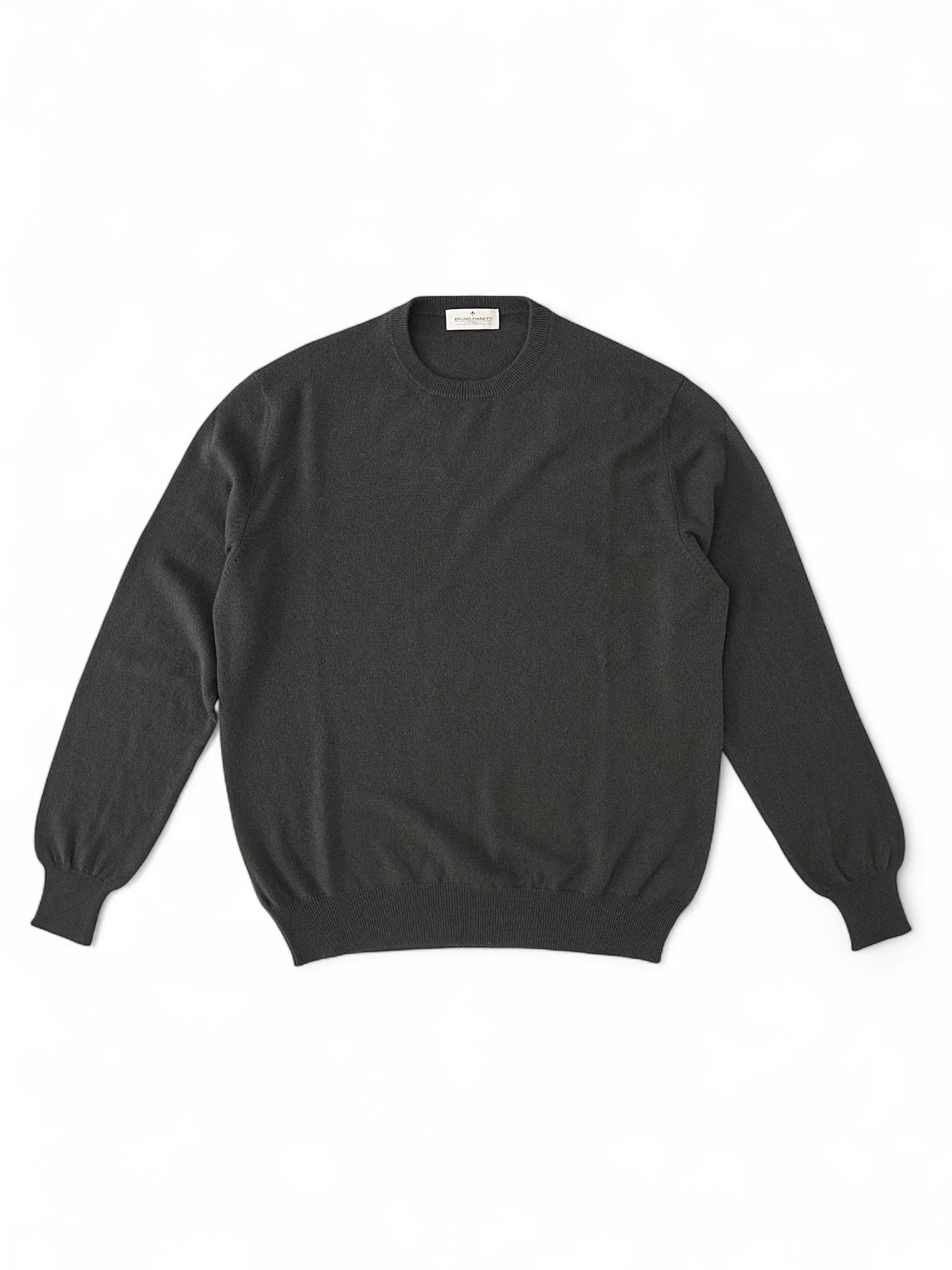 Dark green cashmere roundneck